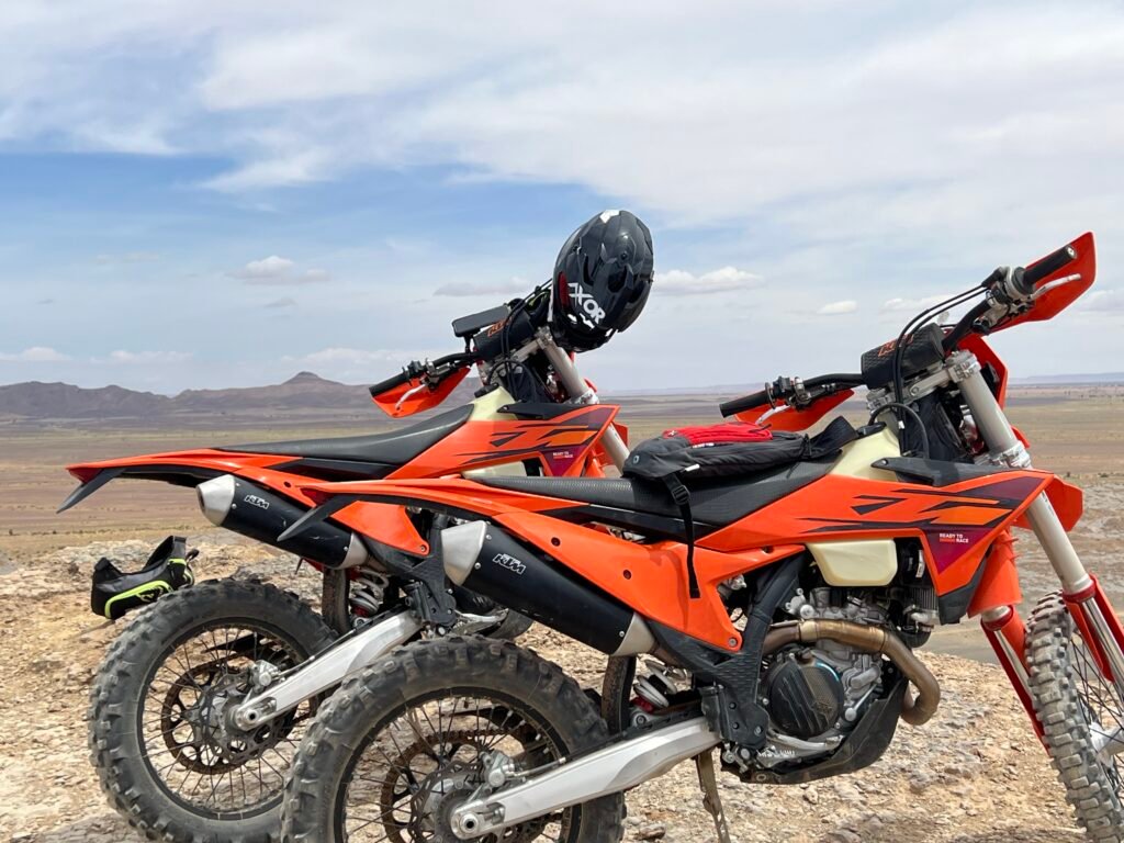Randonnée moto enduro guidée Merzouga
